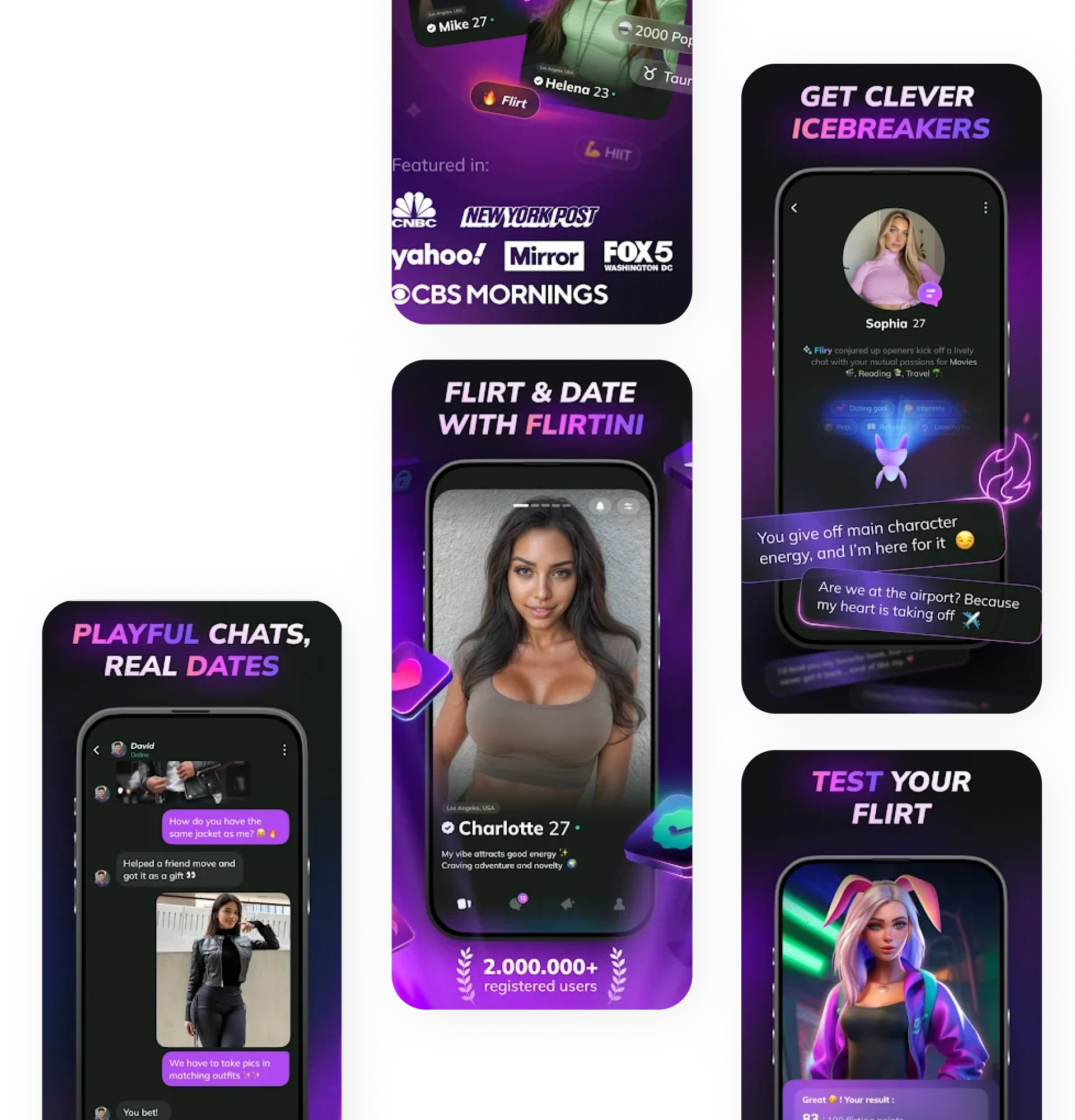 Flirtini mockup
