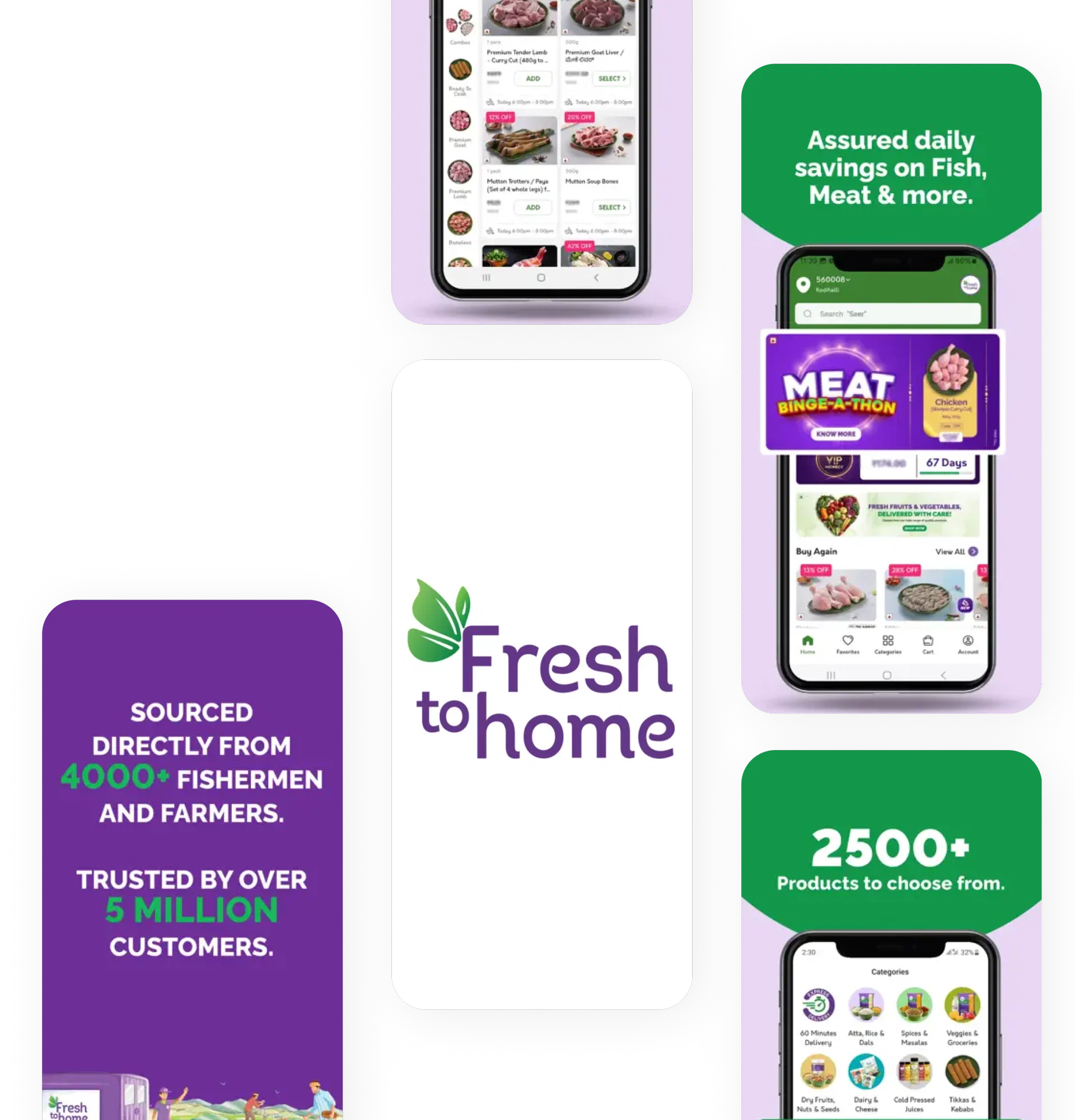 FreshToHome mockup